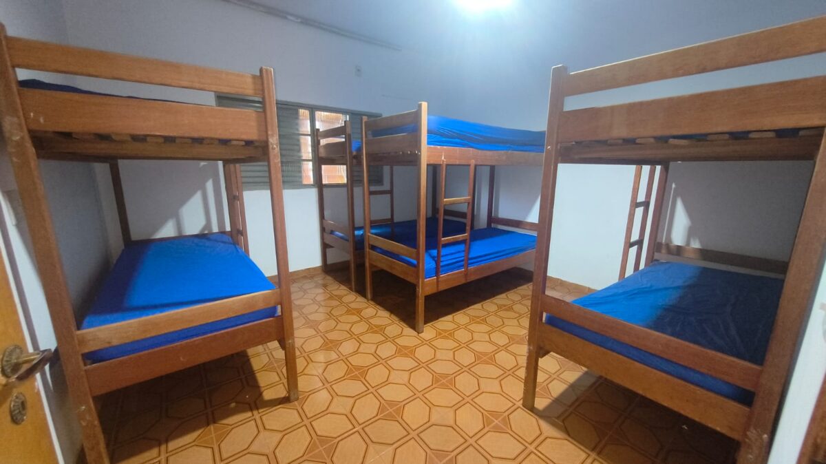 Quarto com beliches no Oasis Espaço